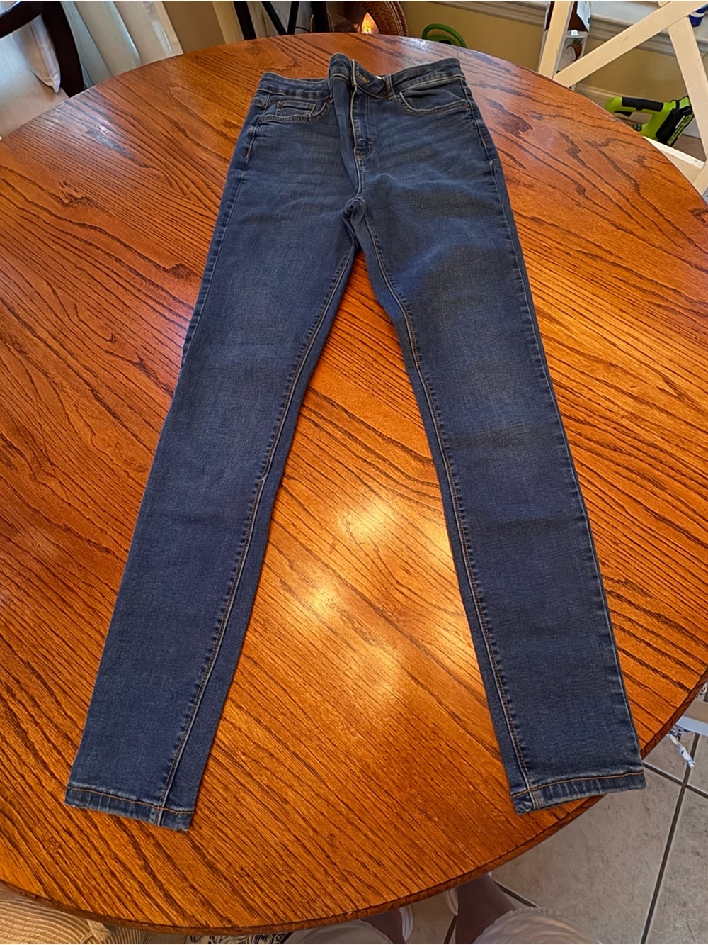 Denim Co Primark Women’s Skinny Jeans Blue Stretch Size 8 32” Inseam
